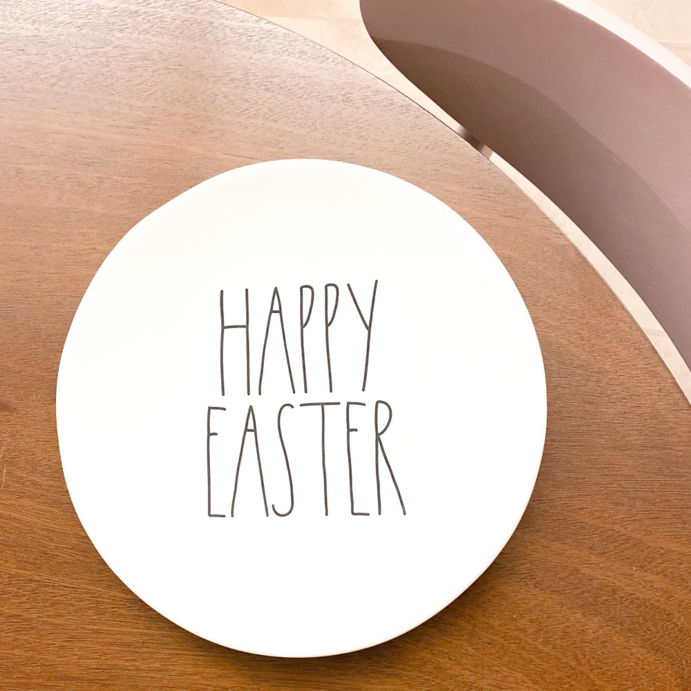 Rae Dunn Happy Easter Plate